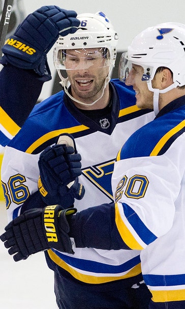 Stastny, Steen help Blues spoil Oilers' home opener 4-2